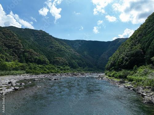 高知県四万十町 四万十川の風景