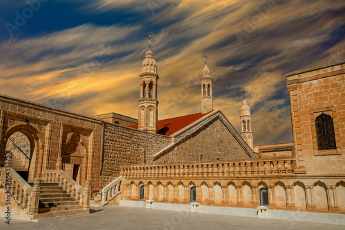 Fotótapéta Mor Gabriel Monastery in Midyat, Mardin