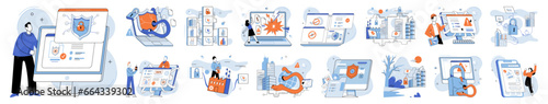 Information privacy. Vector illustration. Information privacy is metaphorical key unlocks protection and safety personal data Safeguarding access to sensitive information is crucial for maintaining