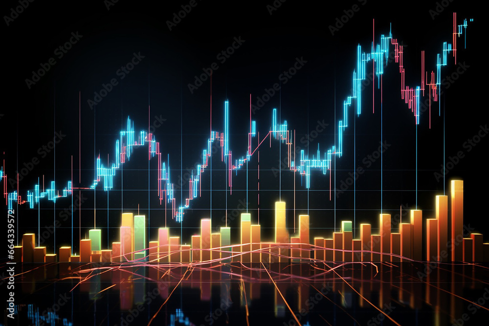 Dynamic Market Chart: Business Stocks on Upward Winning UpTrend Trajectory Dynamic Market Chart: Business Stocks on Upward Winning UpTrend Trajectory