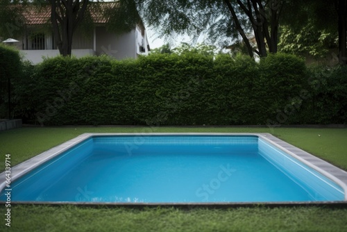 unfenced swimming pool in a residential area © Alfazet Chronicles