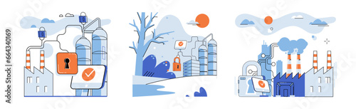 Malware spyware virus. Vector illustration. Warnings help users identify potential security risks and malware threats Errors in software clead to system vulnerabilities and infections Malicious