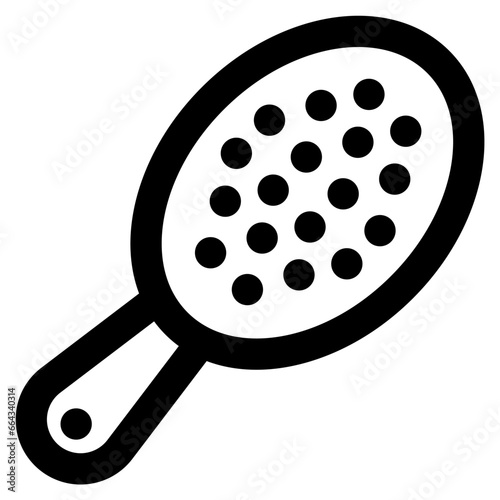 hairbrush icon vector illustration asset element