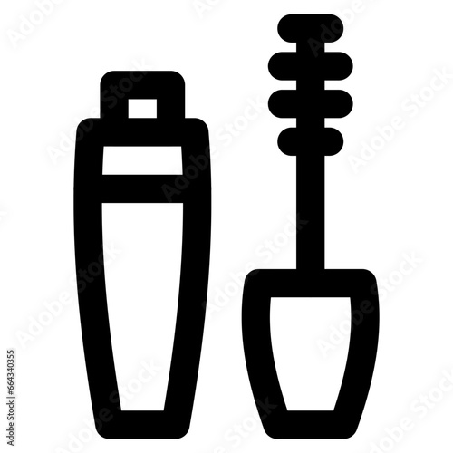 mascara icon vector illustration asset element