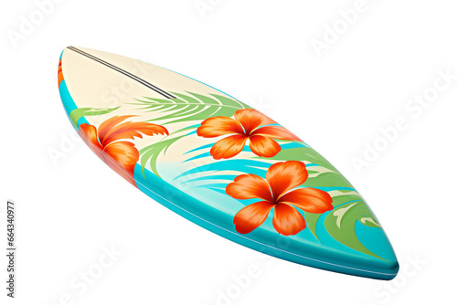 Toy Surfboard isolated on transparent background, Generative Ai