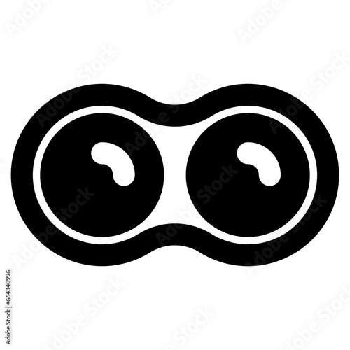 contact lens icon vector illustration asset element