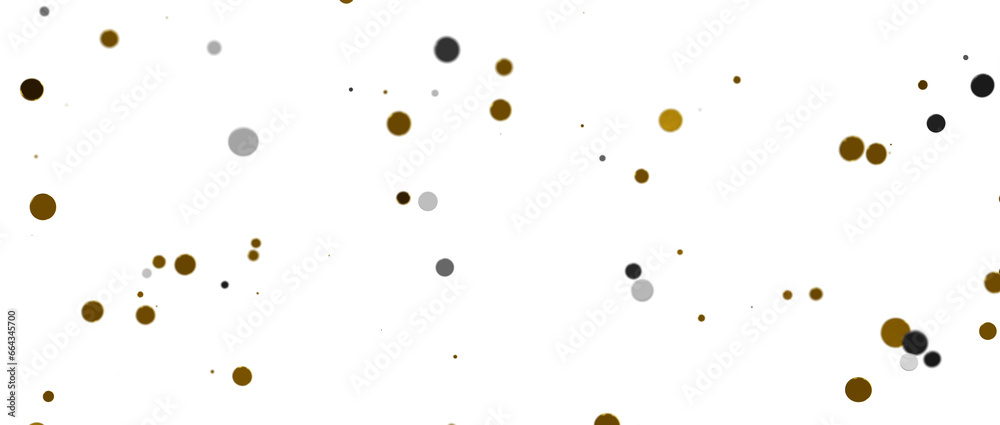 Obraz premium gold Confetti Glitter Overlay - PNG