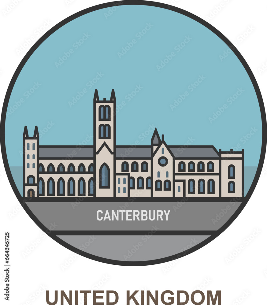 Canterbury. Cities and towns in United Kingdom