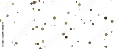 Dazzling Delight  Mesmerizing 3D Illustration of Glittering gold Confetti