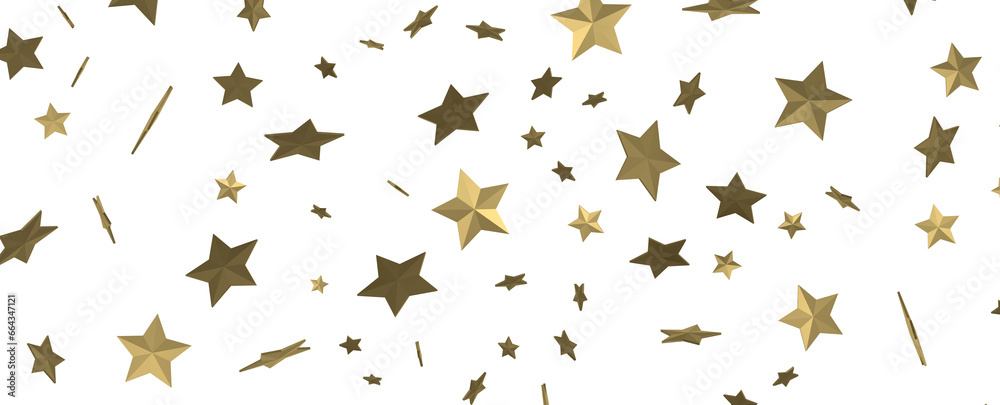 Fototapeta premium stars background, sparkle lights confetti falling. magic shining Flying christmas stars on night