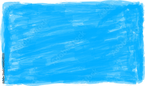 Abstract blue cyan watercolor background. Rectangular shape. 
