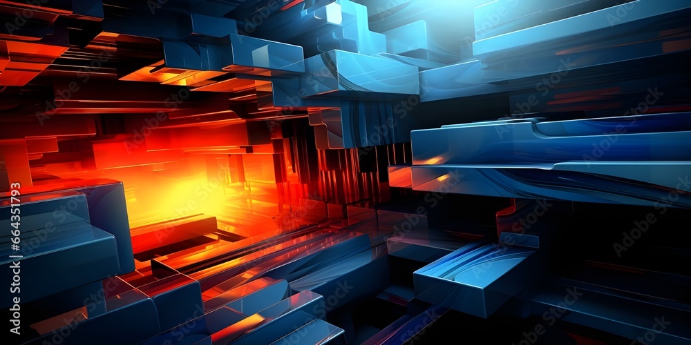 abstract background with cubes abstract background with cubes