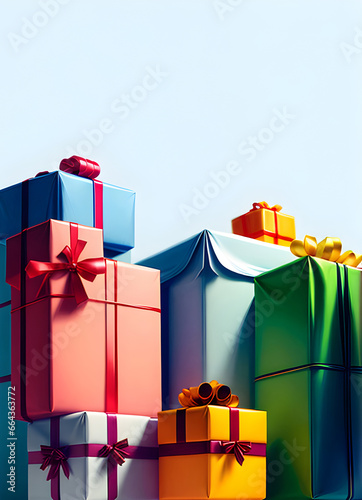 painted background volumetric neutral colors gifts