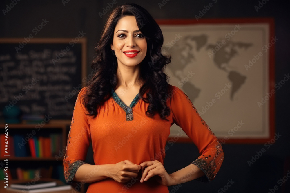 Young beautiful Indian woman with long hair Young beautiful Indian woman with long hair