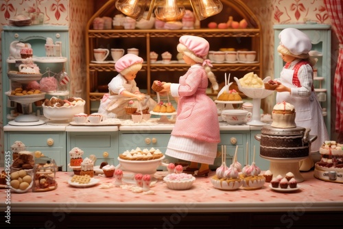 Wallpaper Mural Small toy chocolatier making chocolates Torontodigital.ca