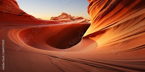 impressive and spectacular desert landscape