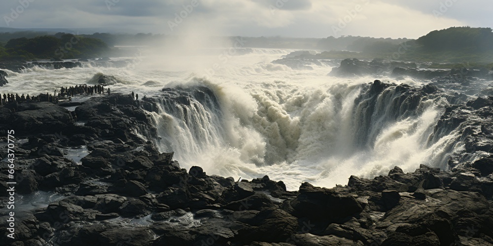 Fototapeta premium impressive and spectacular coastal landscape