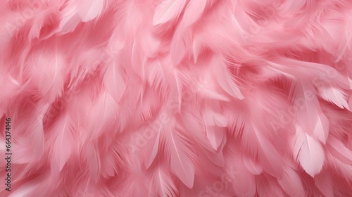Based on a close-up photograph of bird feathers, this lovely and airy pink backdrop image is created.