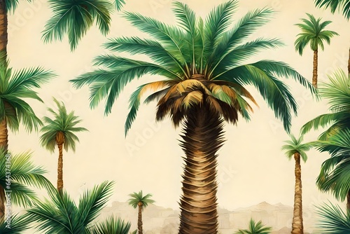 palm tree of the sky