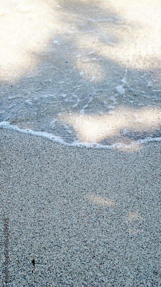 Obraz premium Beach wave. Wallpaper aesthetic.