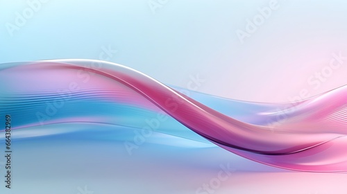 Photo colorful abstract wave design element. Abstract multicolor flowing wave lines isolated on white background