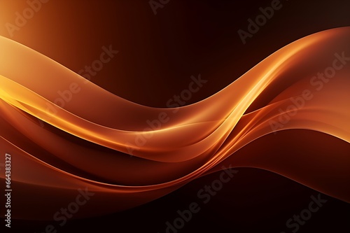 Photo colorful abstract wave design element. Abstract multicolor flowing wave lines isolated on black background. Perfectly for illustration Backgrounds, Awards Ceremony,  Healthcare, And Medicine