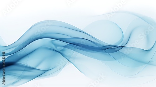 Photo colorful abstract wave design element. Abstract multicolor flowing wave lines isolated on white background