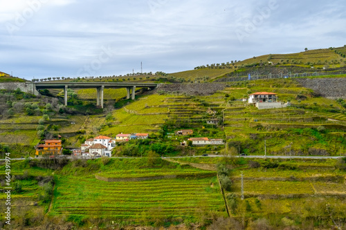Rural architecture building in Douro Valley, Portugal