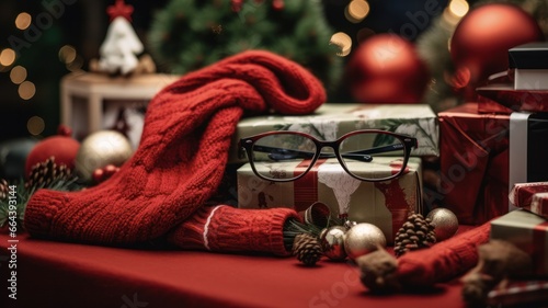 Stylish Christmas Eyewear and Gift Sets for Optics Store Sale photo