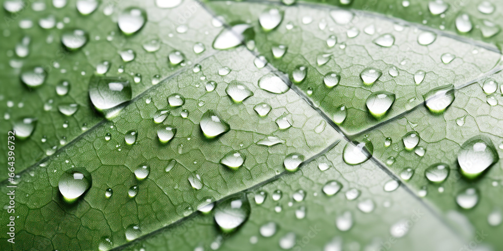 close up of waterdrops on leaf close up of waterdrops on leaf