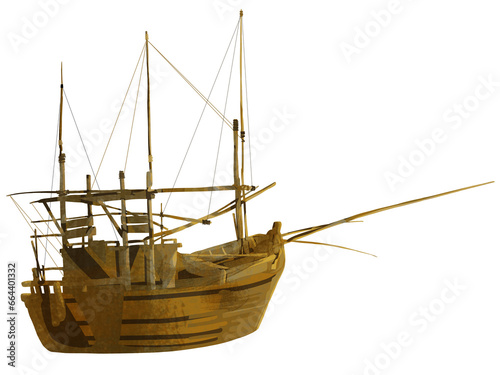traditional fishing boat wooden