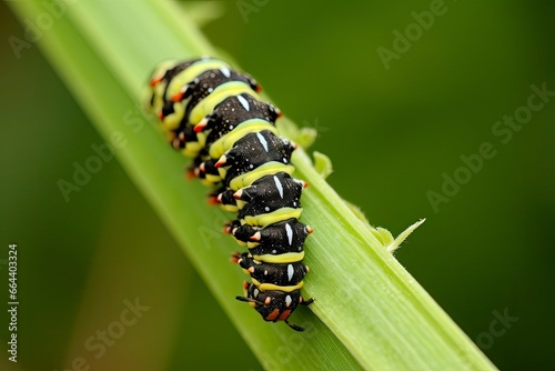 Caterpillar dovetail butterfly. © Dibos