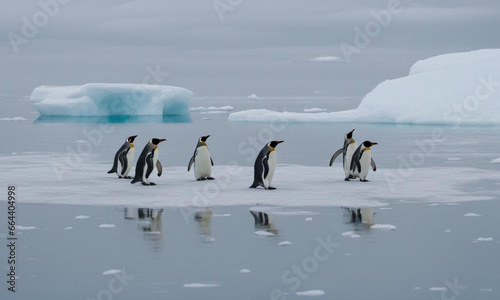 Penguins in the Arctic Ocean