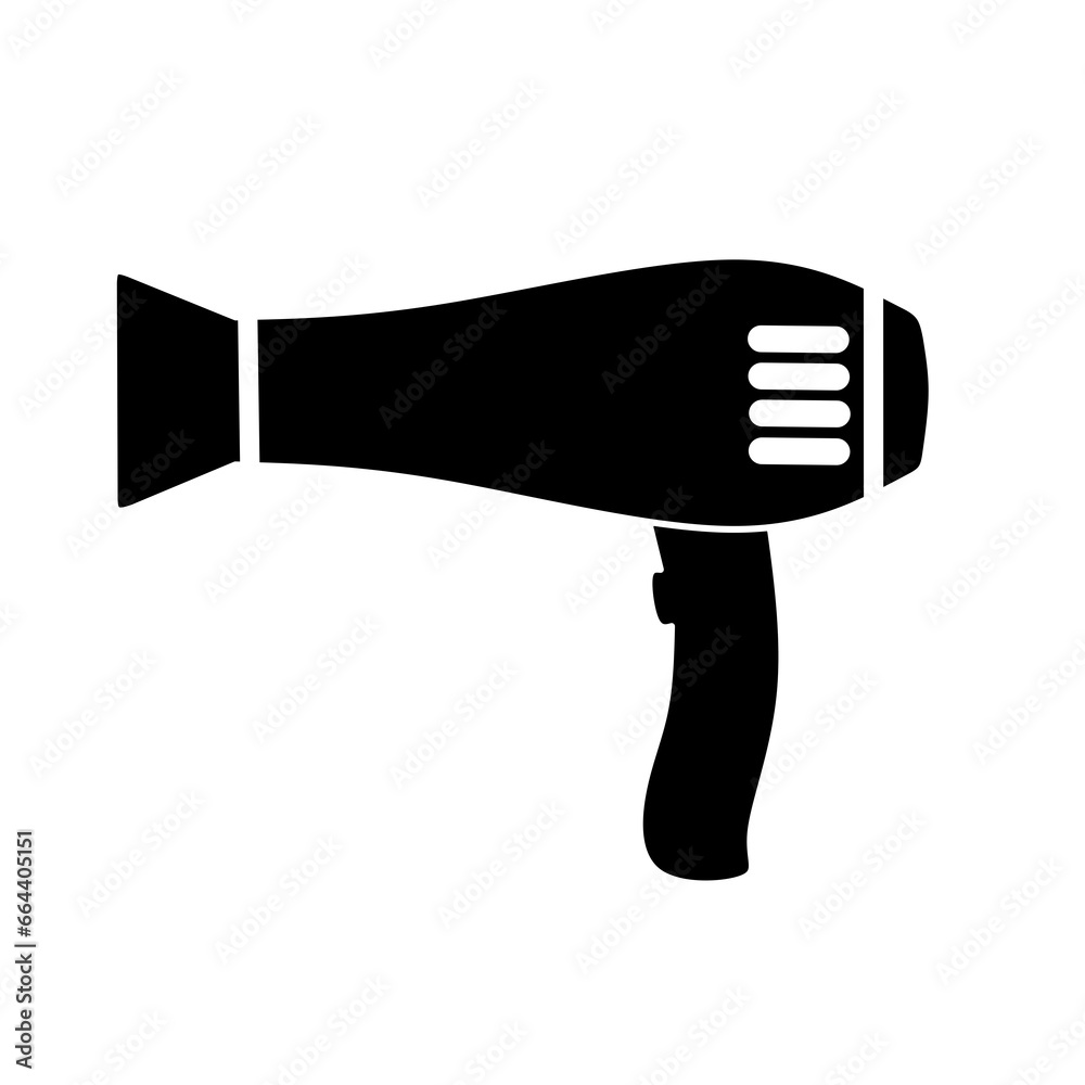 hairdryer icon vector with flat design hairdryer icon vector with flat design