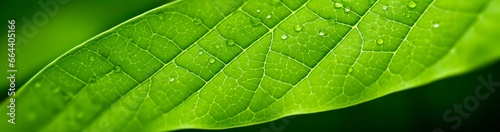 Green leaf nature background