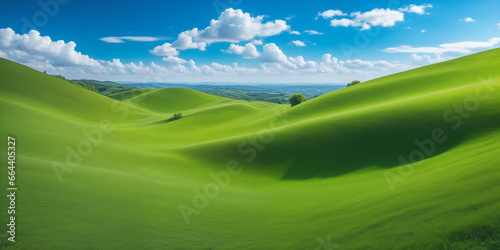 green hills landscape background