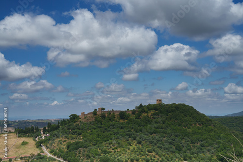 Rural landscape in Tuscany near Pienza