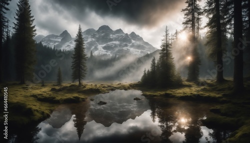 Magical Landscapes: Wallpapers depicting beautiful natural views, such as mountains, lakes, beaches, forests, or fields.