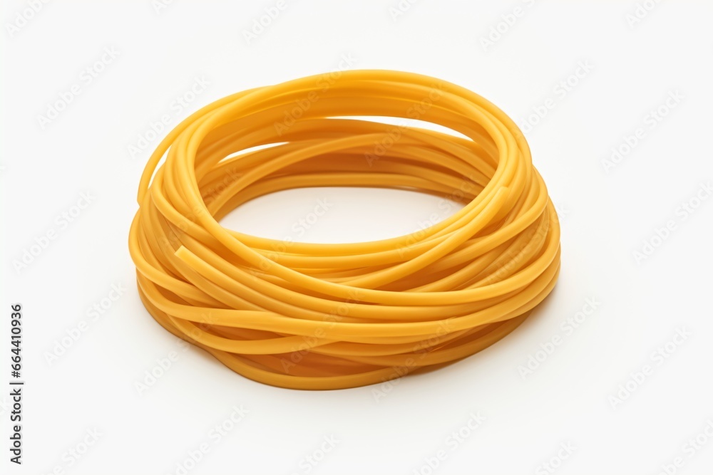 Rubber bands isolated on a white background Rubber bands isolated on a white background