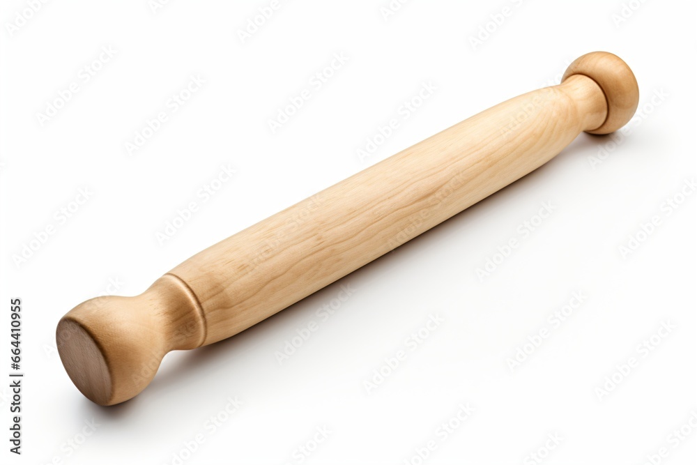 Rolling pin isolated on a white background Rolling pin isolated on a white background