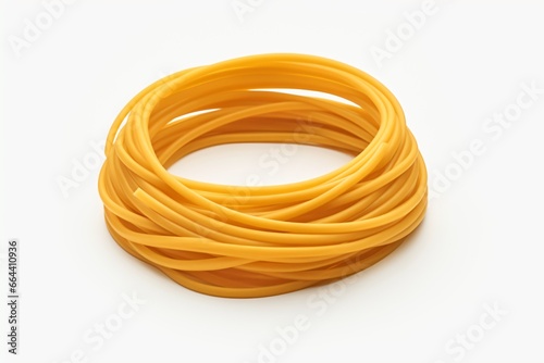 Rubber bands isolated on a white background