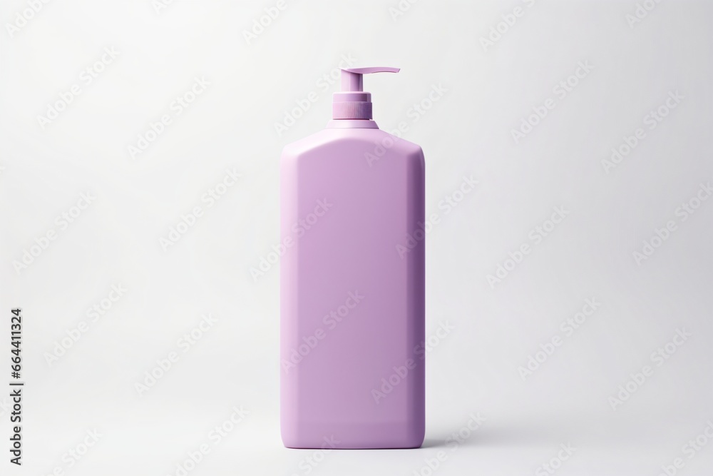 Pump bottle empty isolated on a white background