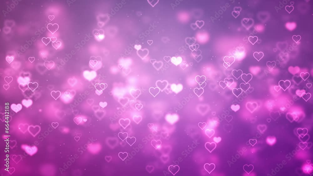 Beautiful pink love heart abstract background Beautiful pink love heart abstract background