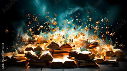 Explosion of sensations when reading books.