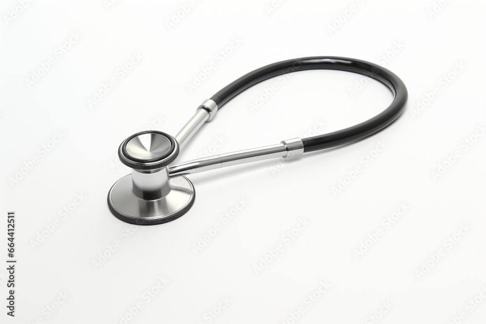 Stethoscope isolated on a white background Stethoscope isolated on a white background
