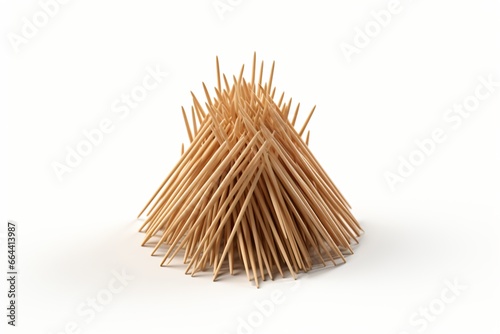 Toothpicks isolated on a white background