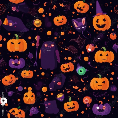 halloween party illustration background