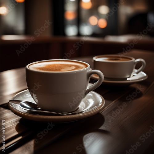 background illustration of a cup of coffee