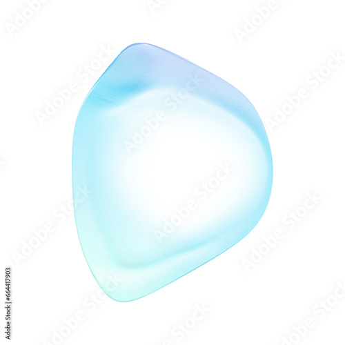 Blue Gradient Transparent Blob