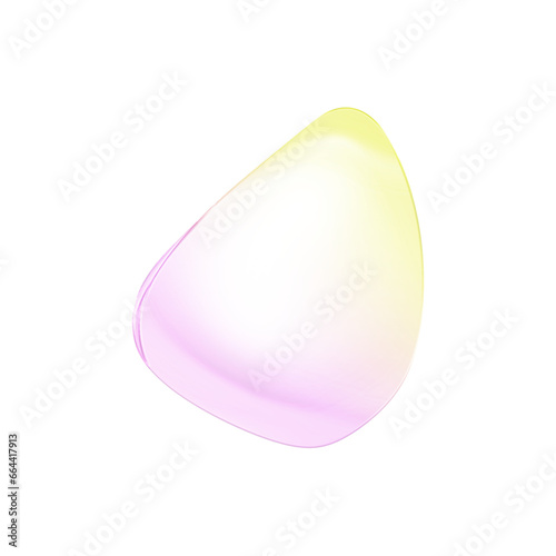 Pink Gradient Transparent Blob